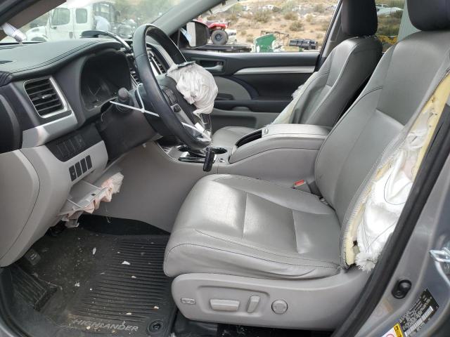 5TDJKRFH8GS502617 - 2016 TOYOTA HIGHLANDER XLE GRAY photo 7