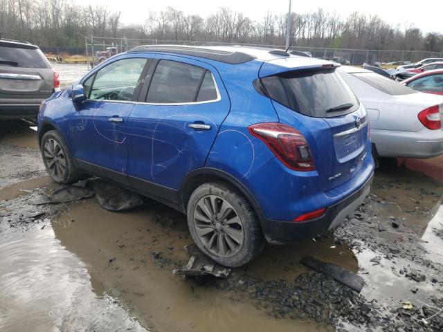 KL4CJESB9HB236503 - 2017 BUICK ENCORE PREFERRED BLUE photo 2