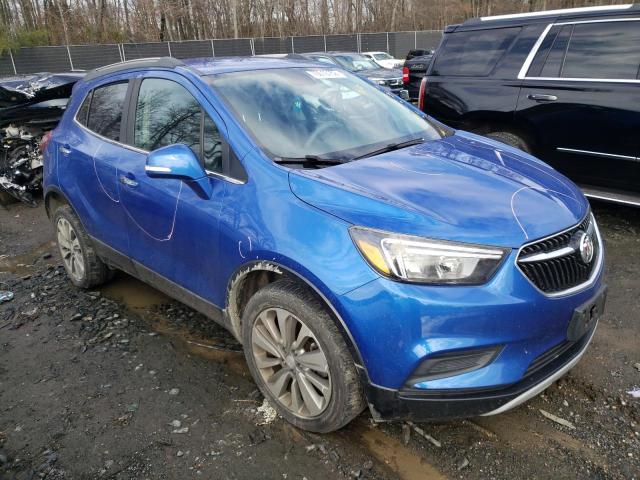 KL4CJESB9HB236503 - 2017 BUICK ENCORE PREFERRED BLUE photo 4