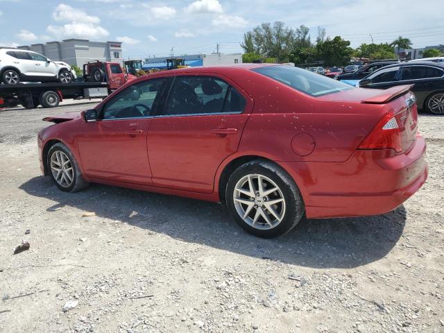 3FAHP0JAXBR249906 - 2011 FORD FUSION SEL RED photo 2