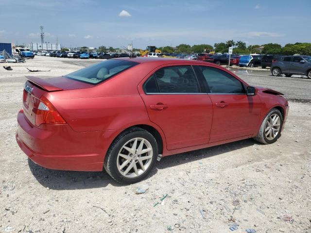 3FAHP0JAXBR249906 - 2011 FORD FUSION SEL RED photo 3