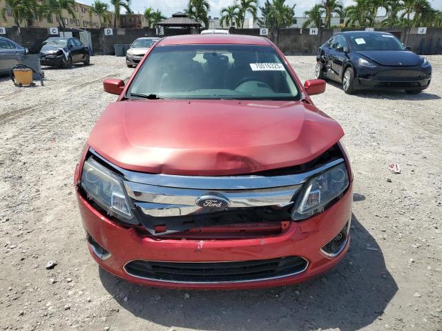 3FAHP0JAXBR249906 - 2011 FORD FUSION SEL RED photo 5