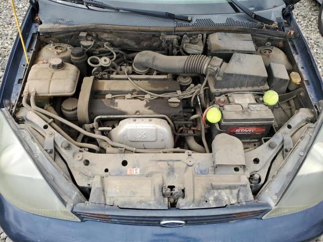 3FAFP31393R110748 - 2003 FORD FOCUS ZX3 BLUE photo 11