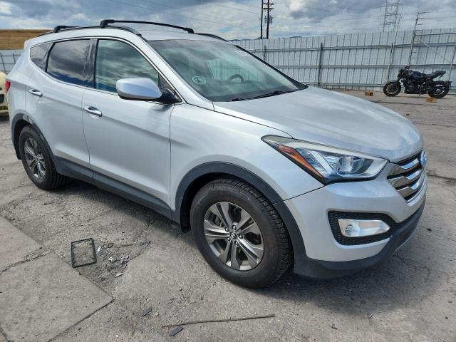 5XYZUDLB3EG215924 - 2014 HYUNDAI SANTA FE S SILVER photo 4
