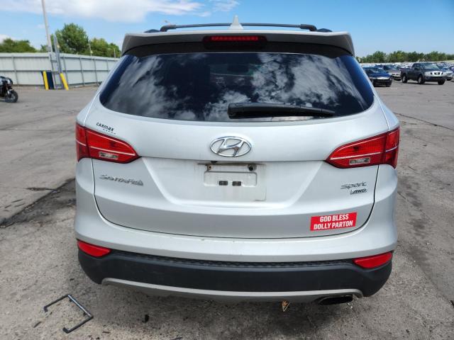5XYZUDLB3EG215924 - 2014 HYUNDAI SANTA FE S SILVER photo 6