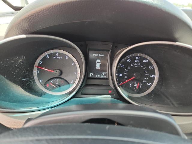 5XYZUDLB3EG215924 - 2014 HYUNDAI SANTA FE S SILVER photo 9