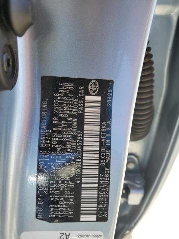 4T1BK3DB2CU457997 - 2012 TOYOTA AVALON BASE BLUE photo 12