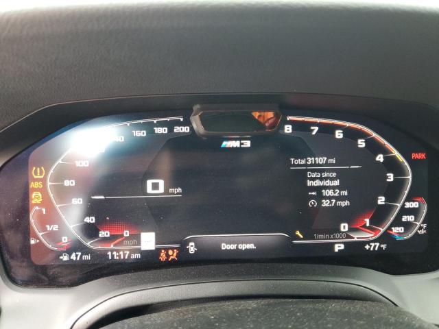 WBS33AY06MFK82882 - 2021 BMW M3 COMPETITION BLACK photo 9