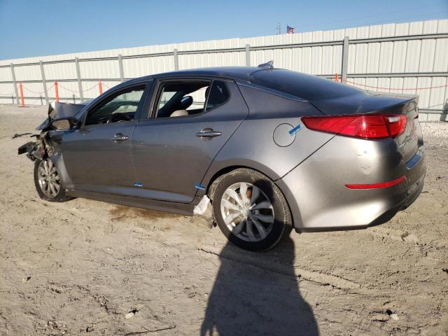 5XXGN4A75FG420086 - 2015 KIA OPTIMA EX GRAY photo 2