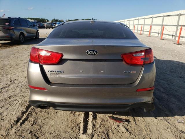 5XXGN4A75FG420086 - 2015 KIA OPTIMA EX GRAY photo 6