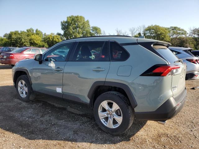 2T3P1RFV9MW186268 - 2021 TOYOTA RAV4 XLE TEAL photo 2