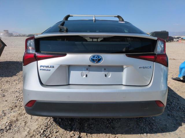JTDL9RFU5K3000921 - 2019 TOYOTA PRIUS SILVER photo 6