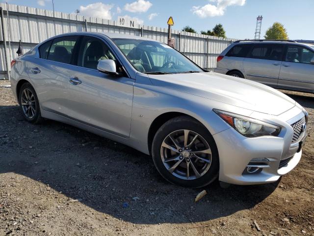 JN1BV7AR6FM420236 - 2015 INFINITI Q50 BASE SILVER photo 4