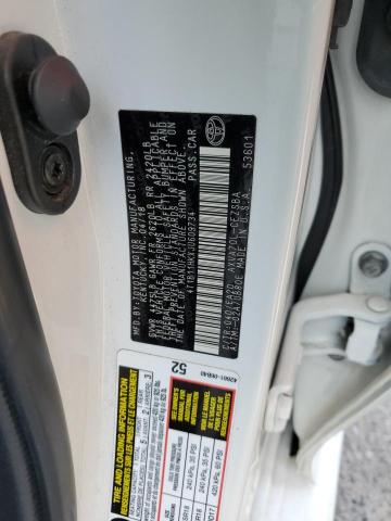 4T1B11HKXJU609734 - 2018 TOYOTA CAMRY L WHITE photo 12
