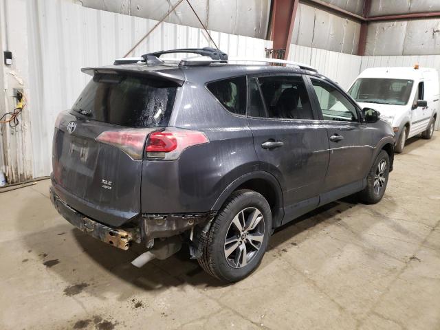 JTMRFREVXGD191170 - 2016 TOYOTA RAV4 XLE GRAY photo 3