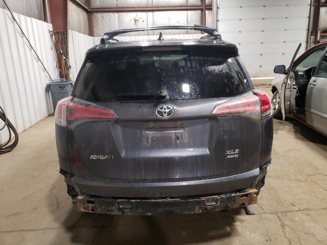 JTMRFREVXGD191170 - 2016 TOYOTA RAV4 XLE GRAY photo 6
