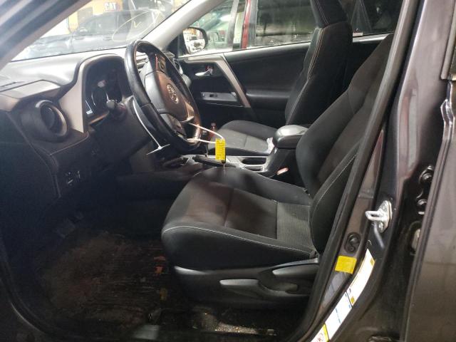 JTMRFREVXGD191170 - 2016 TOYOTA RAV4 XLE GRAY photo 7
