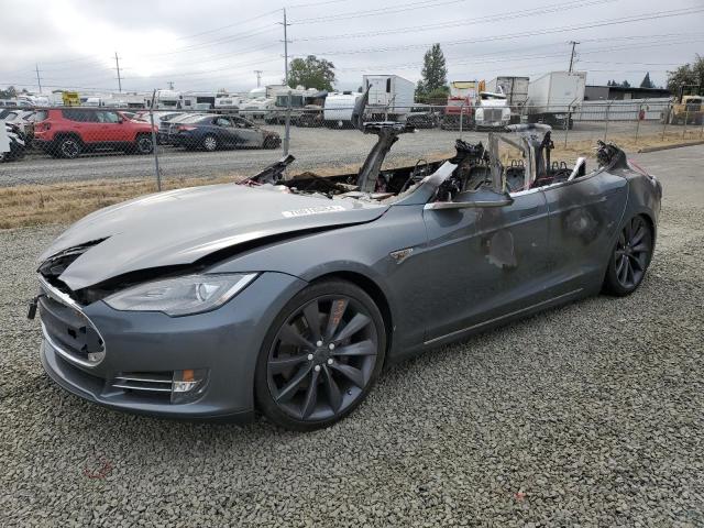 5YJSA1DP3DFP13033 - 2013 TESLA MODEL S 灰色 照片 1