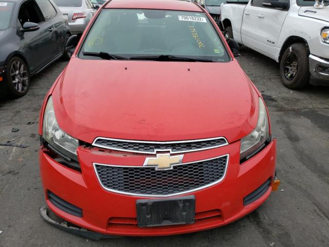 1G1PA5SG9E7171646 - 2014 CHEVROLET CRUZE LS RED photo 5