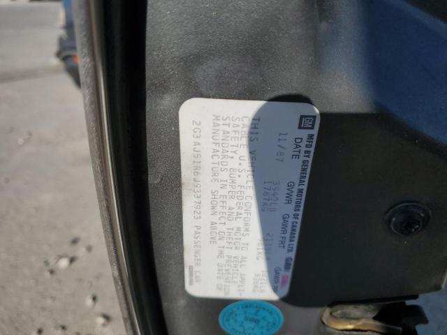 2G3AJ51R6J9337923 - 1988 OLDSMOBILE CUTLASS CI ნაცრისფერი ფოტო 12