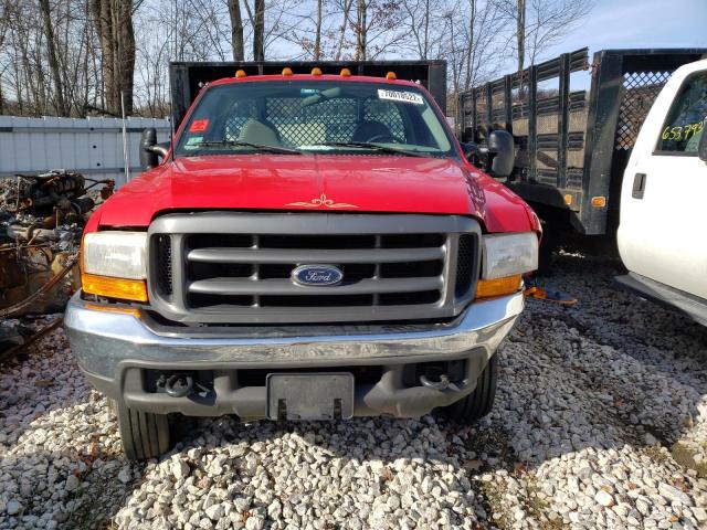 1FDXF46S7YED71700 - 2000 FORD F450 SUPER DUTY RED photo 5
