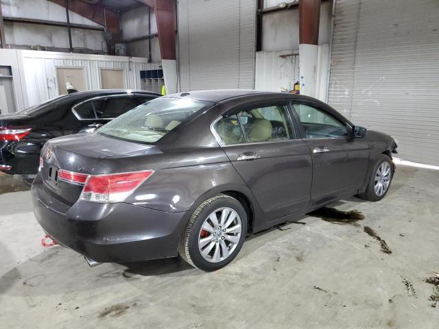 1HGCP3F83BA013654 - 2011 HONDA ACCORD EXL BROWN photo 3