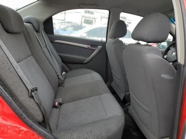 KL1TG56698B076633 - 2008 CHEVROLET AVEO LT RED photo 10