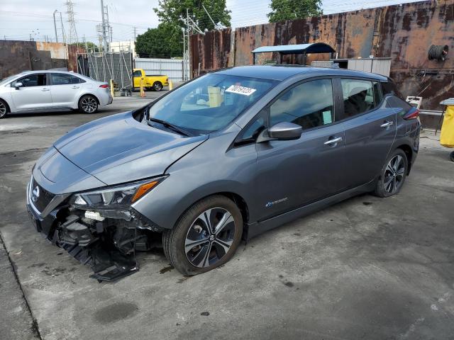 1N4AZ1CP8KC321669 - 2019 NISSAN LEAF S GRAY photo 1