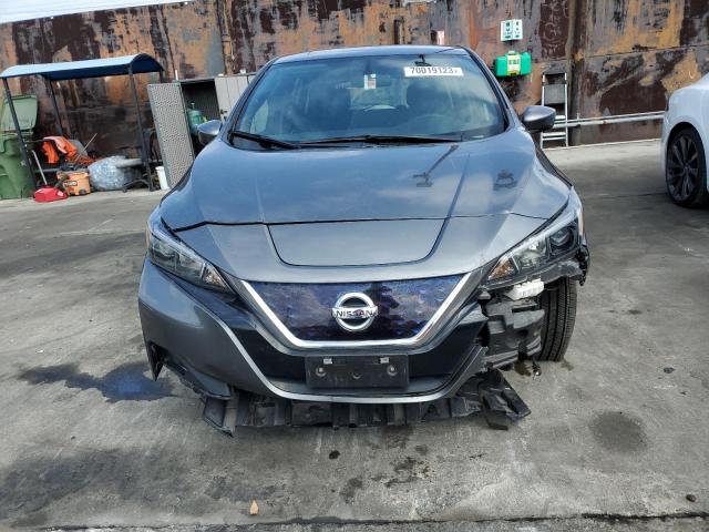 1N4AZ1CP8KC321669 - 2019 NISSAN LEAF S GRAY photo 5