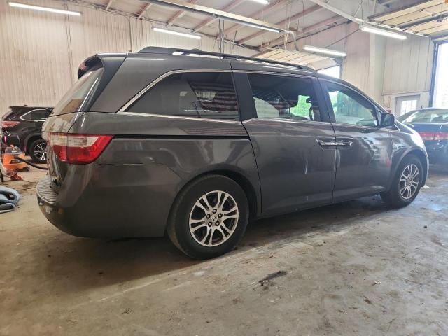 5FNRL5H66DB076771 - 2013 HONDA ODYSSEY EXL GRAY photo 3