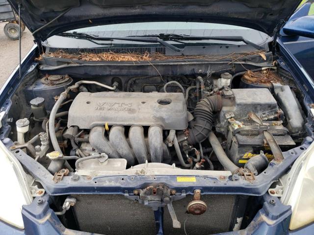 2T1KR32EX5C473698 - 2005 TOYOTA COROLLA MA XR BLUE photo 11