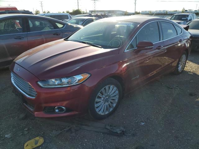 3FA6P0LU9DR189392 - 2013 FORD FUSION SE HYBRID RED photo 1