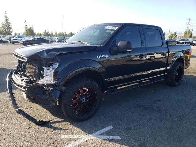 1FTEW1CP4JKF59768 - 2018 FORD F150 SUPERCREW BLACK photo 1