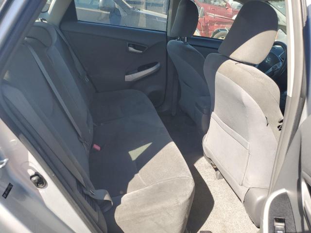 JTDKN3DU6B0263735 - 2011 TOYOTA PRIUS ვერცხლისფერი ფოტო 10