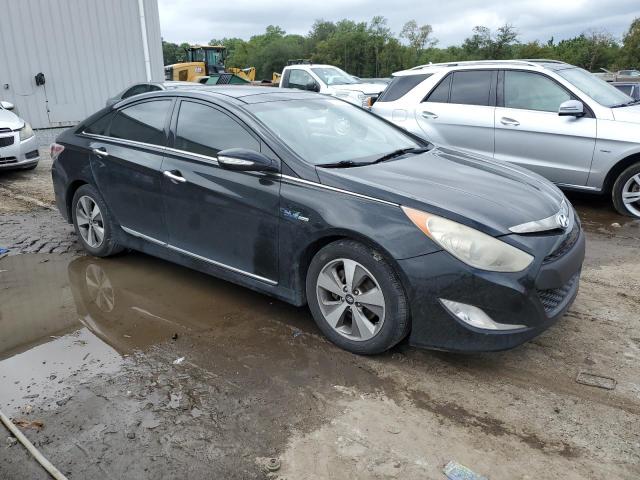 KMHEC4A41CA054259 - 2012 HYUNDAI SONATA HYBRID BLACK photo 4