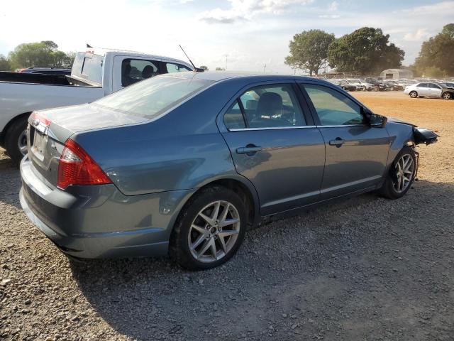 3FAHP0JAXCR144347 - 2012 FORD FUSION SEL BLUE photo 3