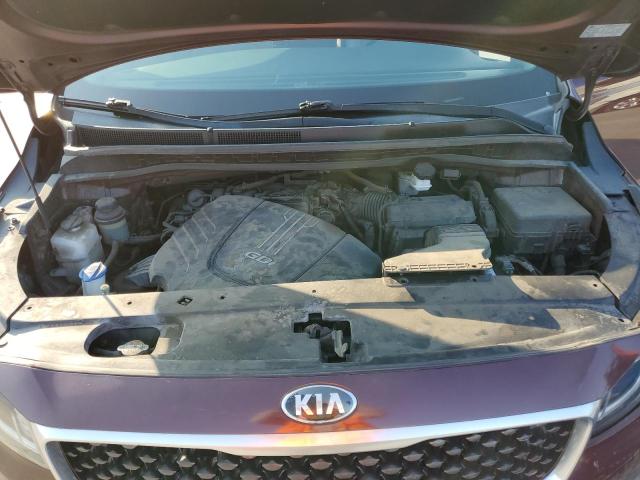 KNDMC5C13F6050505 - 2015 KIA SEDONA EX BURGUNDY photo 12