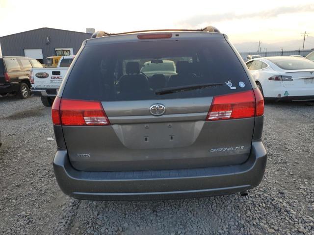 5TDZA22C54S085282 - 2004 TOYOTA SIENNA XLE GRAY photo 6