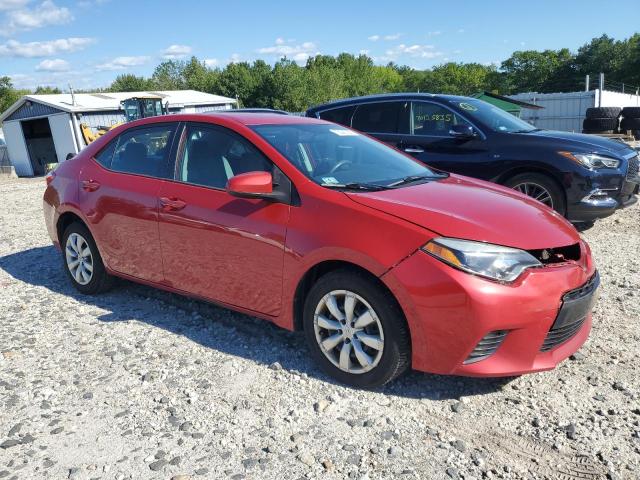 2T1BURHEXGC534978 - 2016 TOYOTA COROLLA L 红色 照片 4