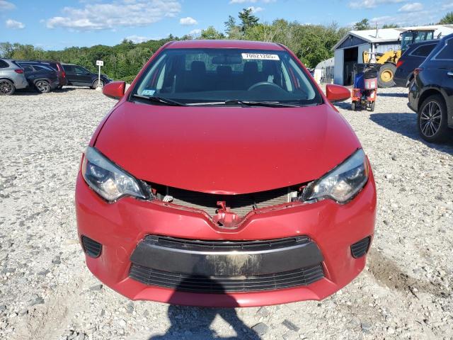 2T1BURHEXGC534978 - 2016 TOYOTA COROLLA L 红色 照片 5