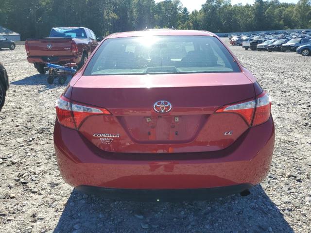 2T1BURHEXGC534978 - 2016 TOYOTA COROLLA L 红色 照片 6