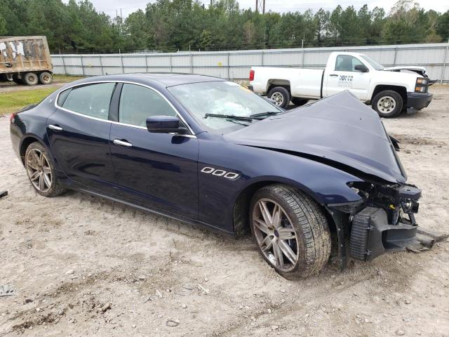 ZAM56RRAXF1144450 - 2015 MASERATI QUATTROPOR S BLUE photo 4