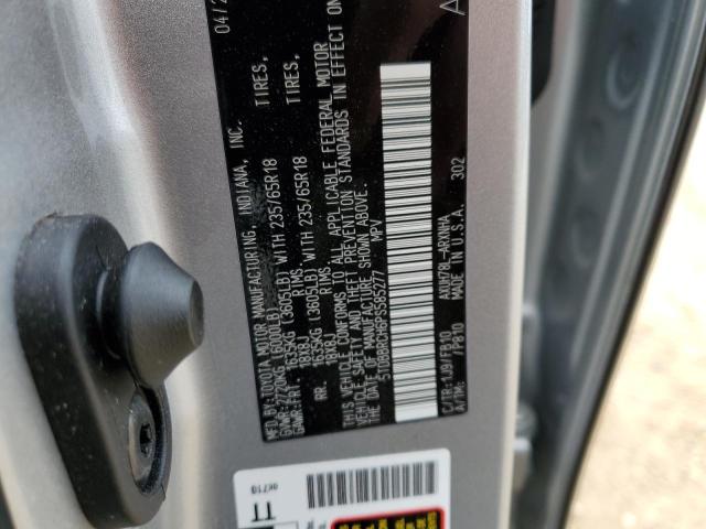 5TDBBRCH6PS585277 - 2023 TOYOTA HIGHLANDER HYBRID LE SILVER photo 12