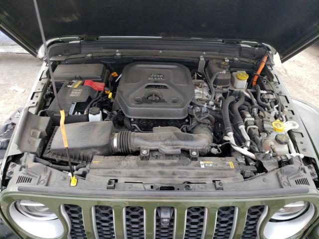 1C4JJXP68MW660343 - 2021 JEEP WRANGLER U SAHARA 4XE GREEN photo 12