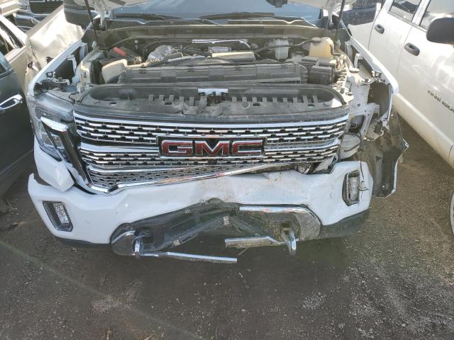 1GT49WEY1NF249825 - 2022 GMC SIERRA K3500 DENALI WHITE photo 11