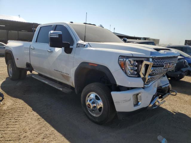 1GT49WEY1NF249825 - 2022 GMC SIERRA K3500 DENALI WHITE photo 4