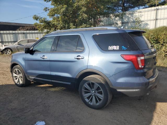 1FM5K8F89JGB91403 - 2018 FORD EXPLORER LIMITED ლურჯი ფოტო 2