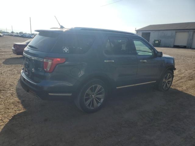 1FM5K8F89JGB91403 - 2018 FORD EXPLORER LIMITED ლურჯი ფოტო 3