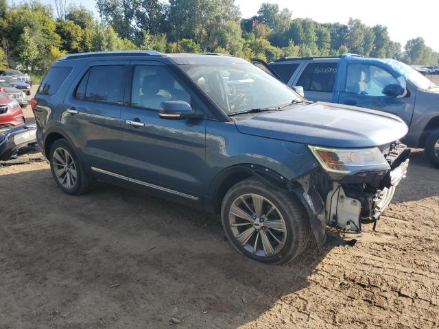 1FM5K8F89JGB91403 - 2018 FORD EXPLORER LIMITED ლურჯი ფოტო 4
