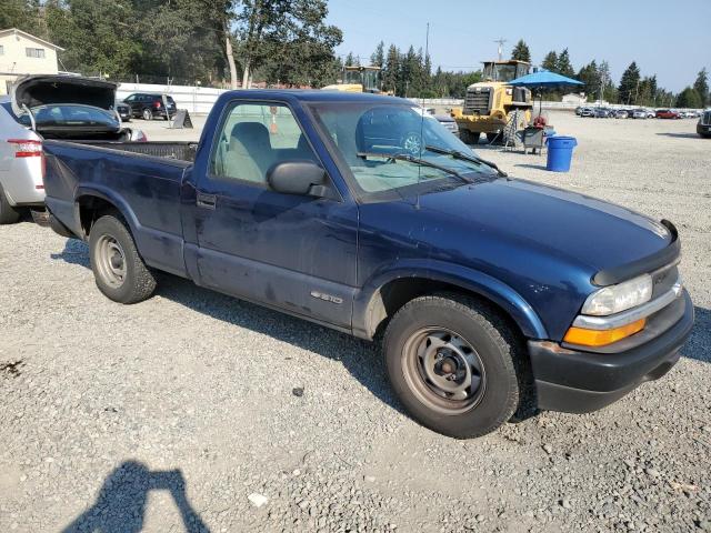 1GCCS144XY8129225 - 2000 CHEVROLET S TRUCK S10 BLUE photo 4